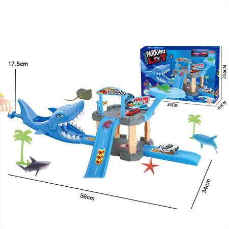 Shark Attack Parking Lot Playset