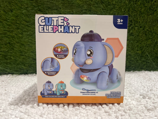 Musical Elephant Crawling Baby Toy