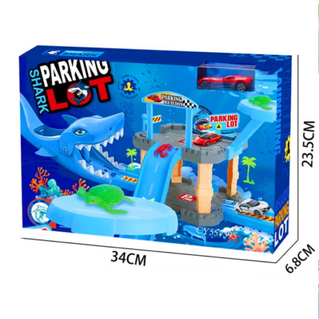 Shark Attack Parking Lot Playset